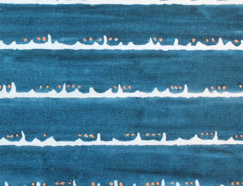 SylvieAndMira Deckle Dot Blue Fabric