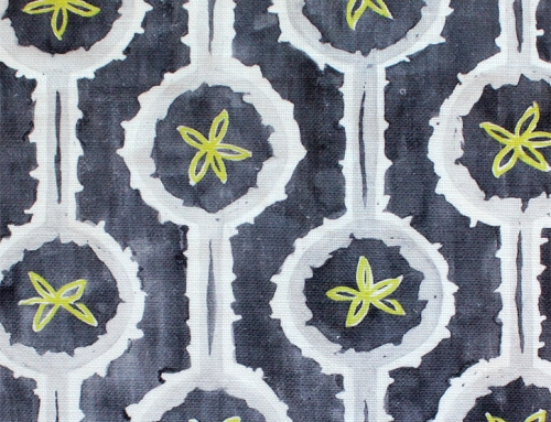 SylvieAndMira Leap Grey Fabric