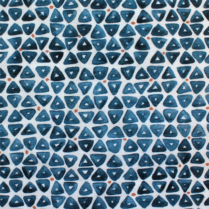 Sylvie&Mira Fabric TriDot Blue