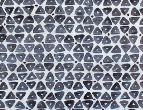 SylvieAndMira TriDot Grey Fabric