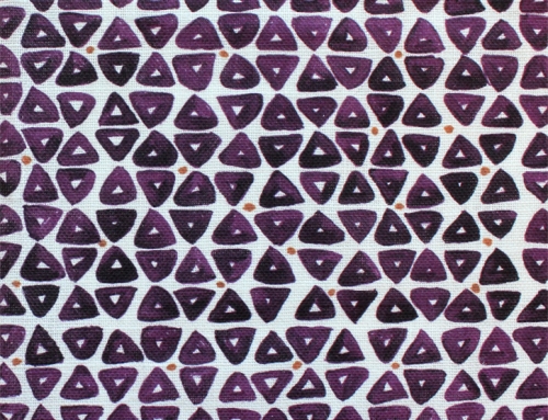 SylvieAndMira TriDot Purple Fabric