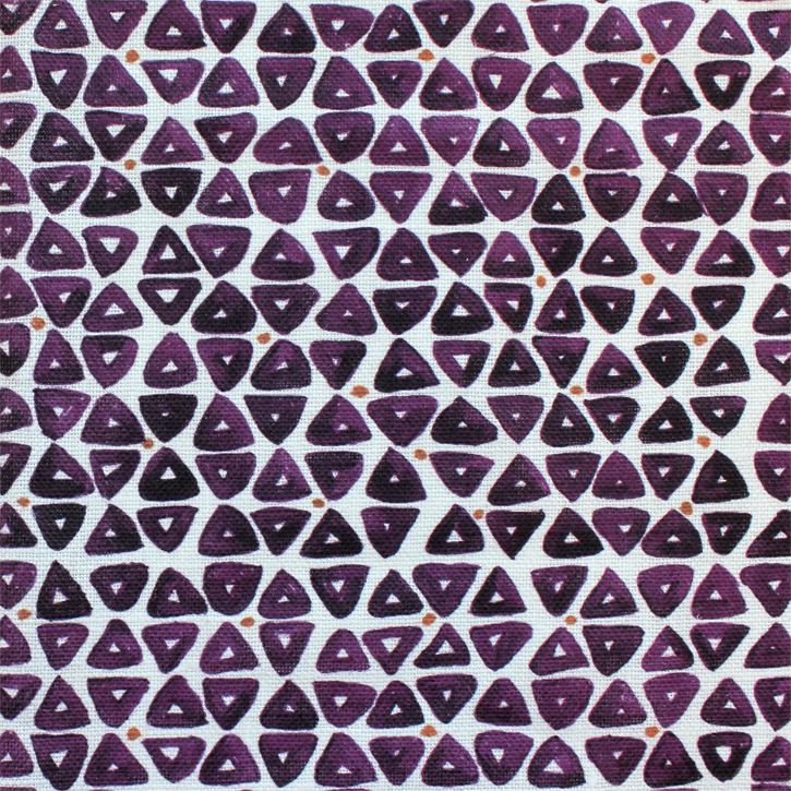 Sylvie&Mira Fabric TriDot Purple