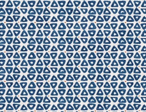 SylvieAndMira TriDot Blue Rug