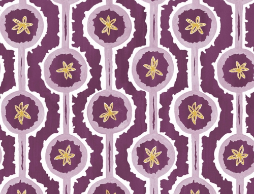 SylvieAndMira Leap Purple Wallcovering