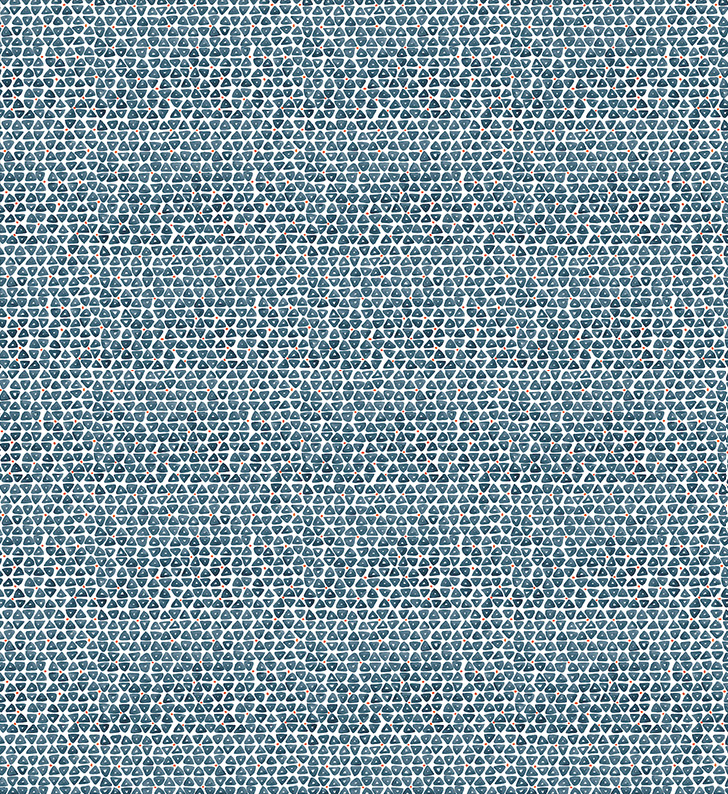 Sylvie&Mira Wallcovering TriDot Blue