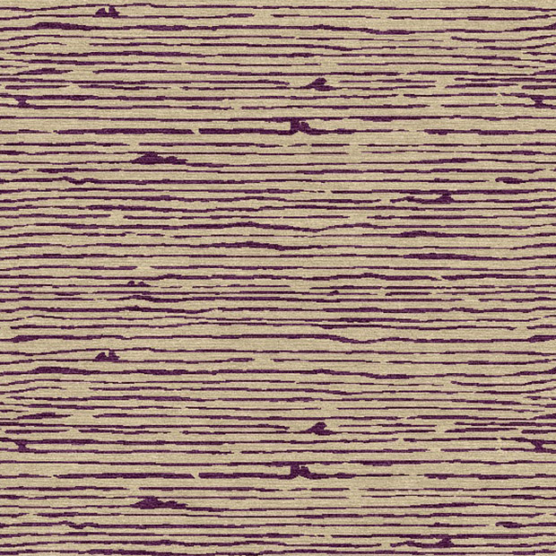 Custom wool Rug Birches Aubergine