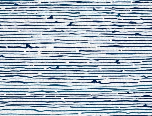 SylvieAndMira Birches Ocean Fabric