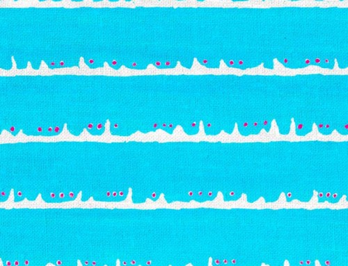 SylvieAndMira Deckle Dot LiLu Blue Fabric