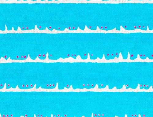 SylvieAndMira Deckle Dot LiLu Blue Fabric