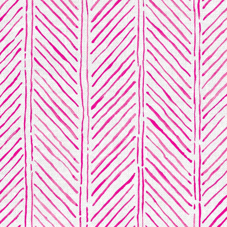 John's Feather Fabric Hot Pink