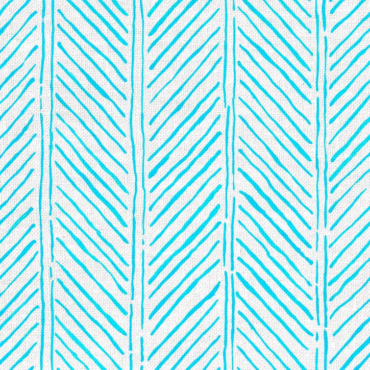 John's Feather Fabric LiLu Blue