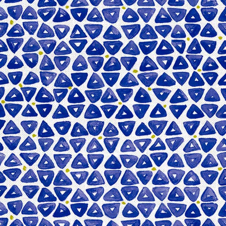 Tridot Fabric Cobalt