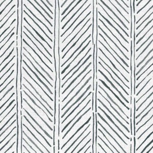 John's Feather Charcoal Fabric